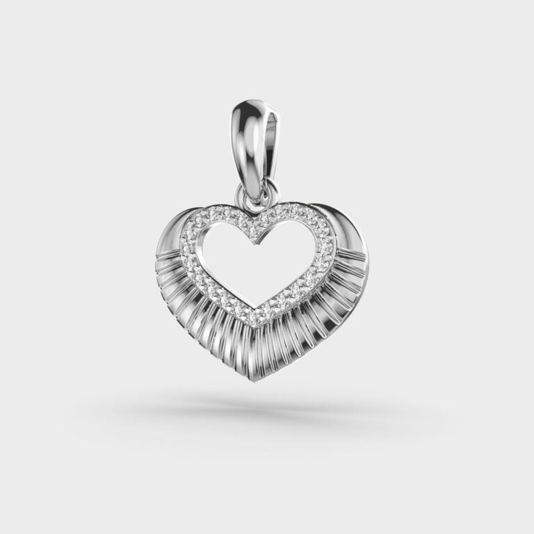 Ripples of Love Diamond Pendant (Without Chain)