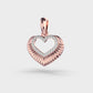 Ripples of Love Diamond Pendant (Without Chain)