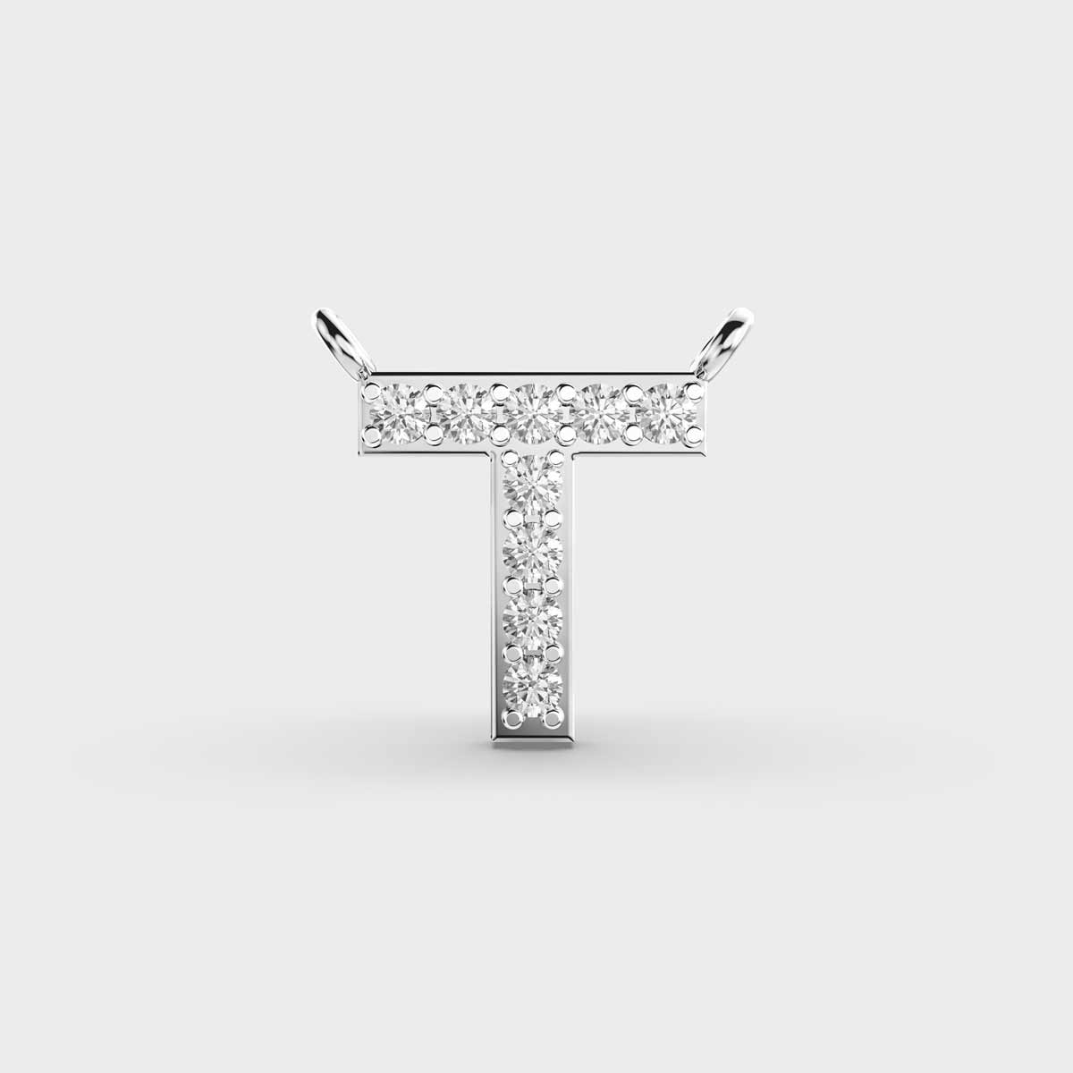 Thoughtful ‘T’ Diamond Pendant (With Chain)