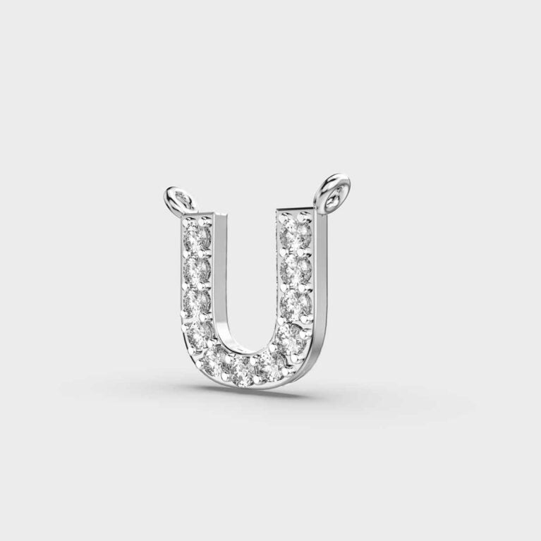 Unbeatable ‘U’ Diamond Pendant (With Chain)