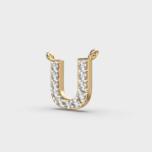 Unbeatable ‘U’ Diamond Pendant (With Chain)