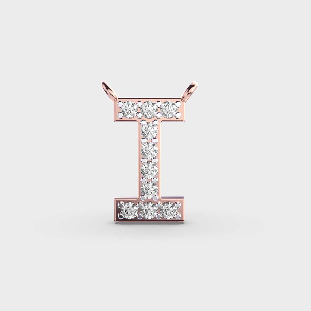 Incredible ‘I’ Diamond Pendant (With Chain)