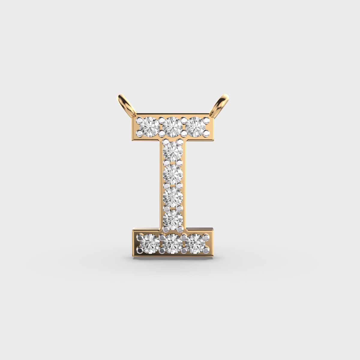 Incredible ‘I’ Diamond Pendant (With Chain)