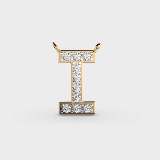 Incredible ‘I’ Diamond Pendant (With Chain)