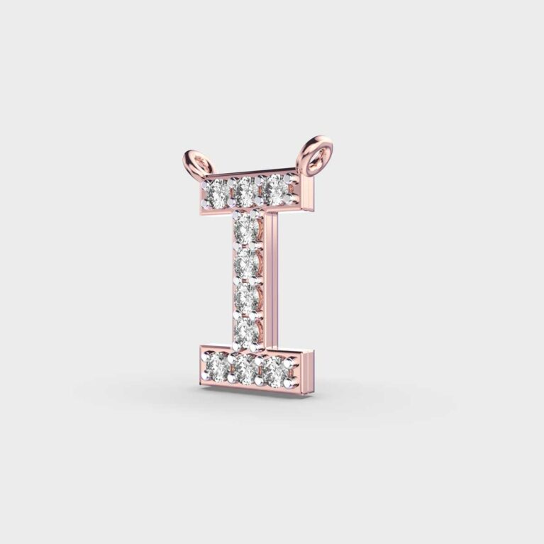 Incredible ‘I’ Diamond Pendant (With Chain)