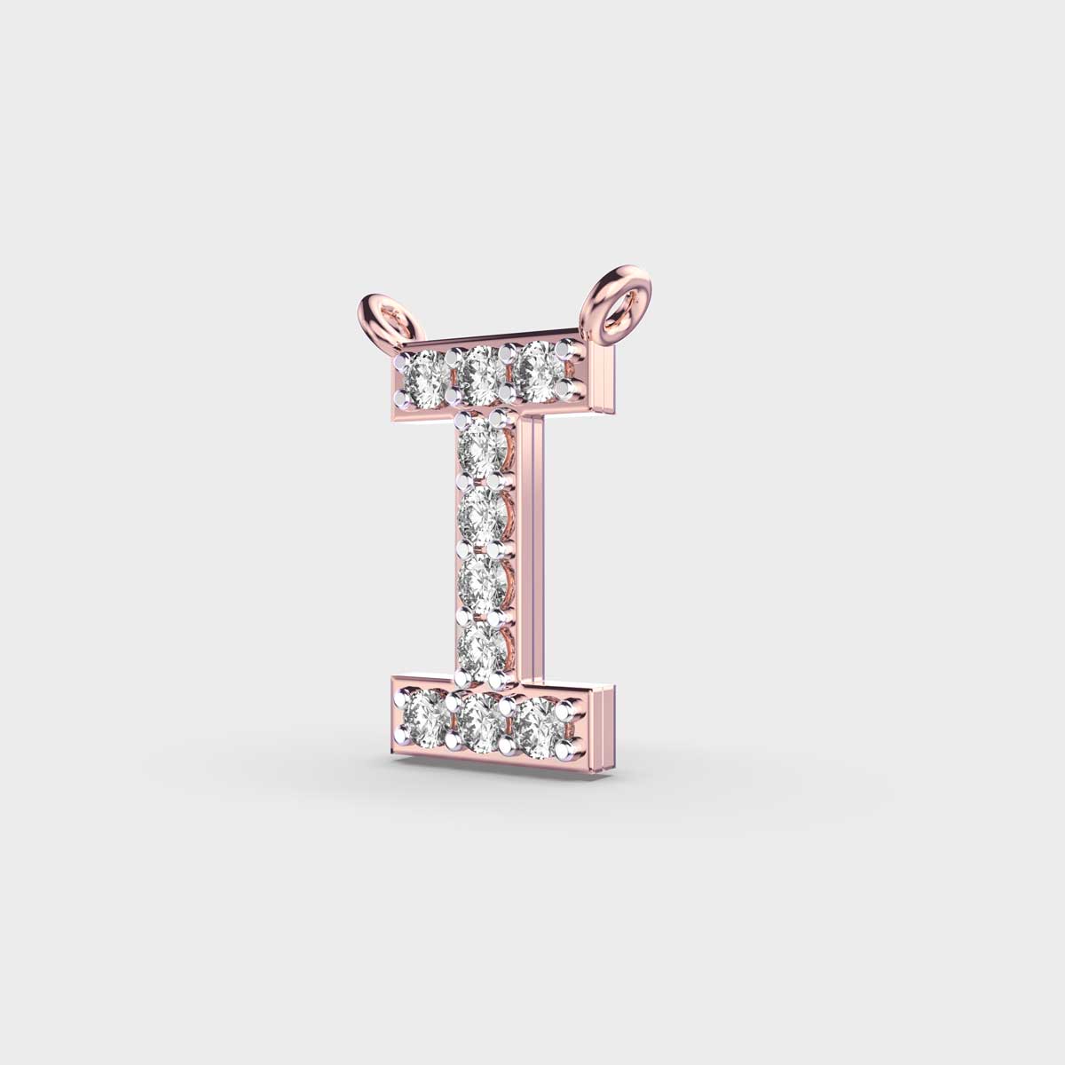 Incredible ‘I’ Diamond Pendant (With Chain)
