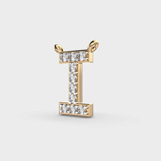 Incredible ‘I’ Diamond Pendant (With Chain)