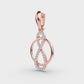 Loop of Infinity Diamond Pendant (Without Chain)