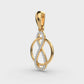 Loop of Infinity Diamond Pendant (Without Chain)