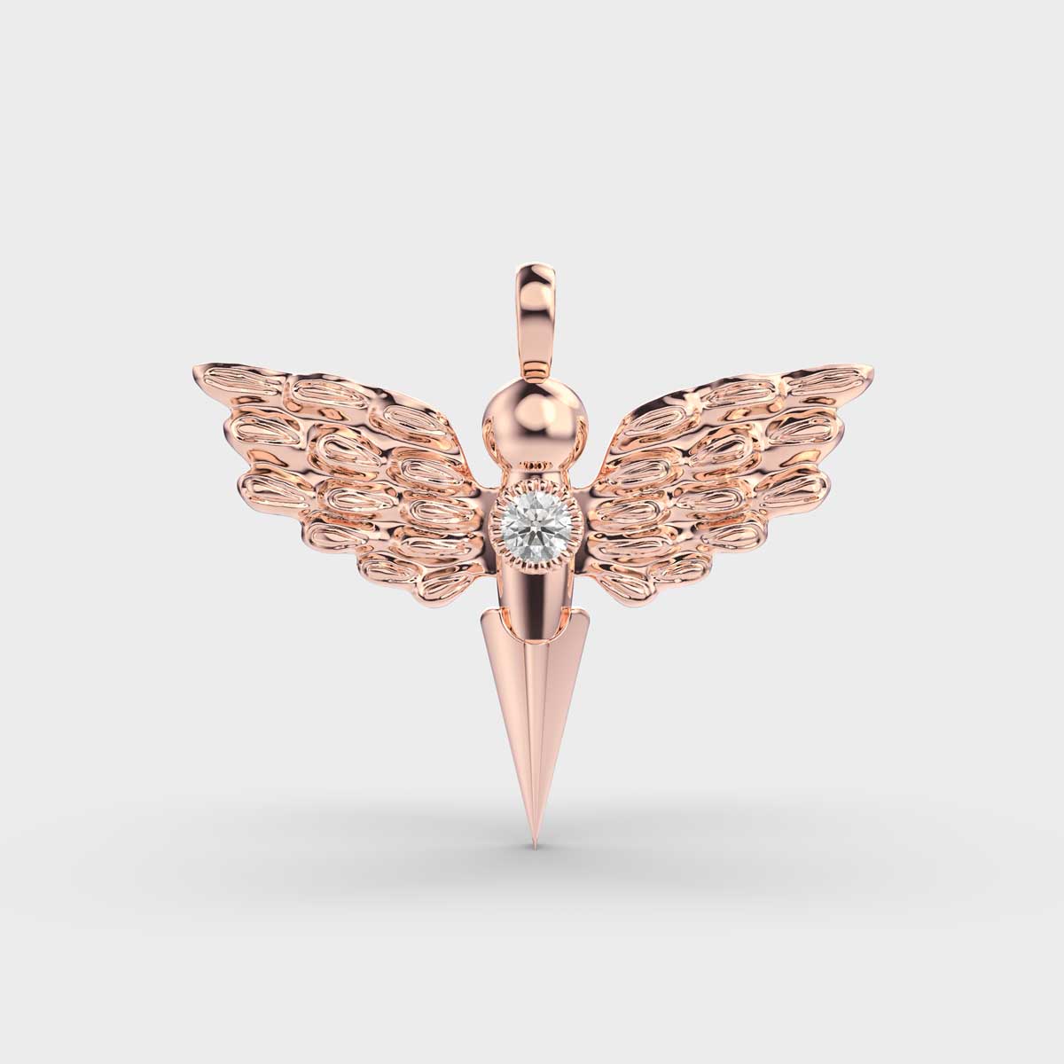 Angel from Heaven Diamond Pendant (Without Chain)