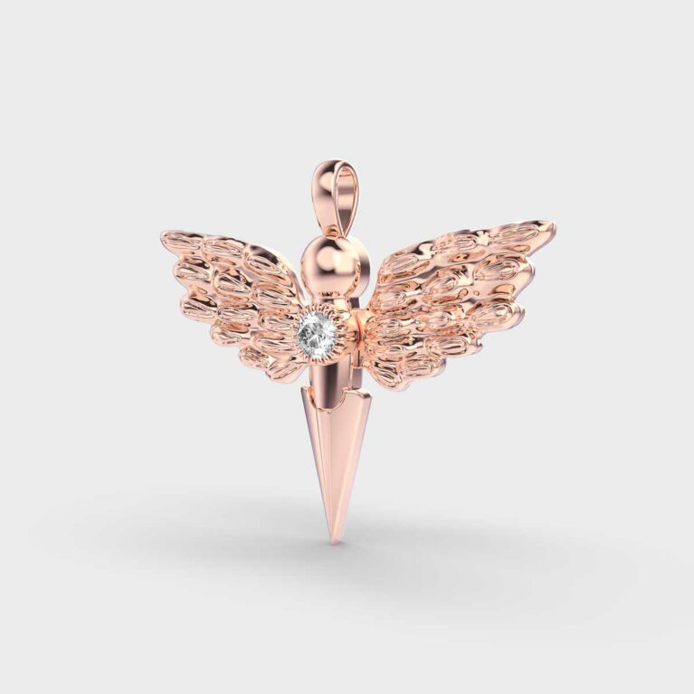 Angel from Heaven Diamond Pendant (Without Chain)
