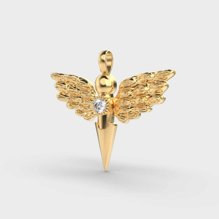 Angel from Heaven Diamond Pendant (Without Chain)