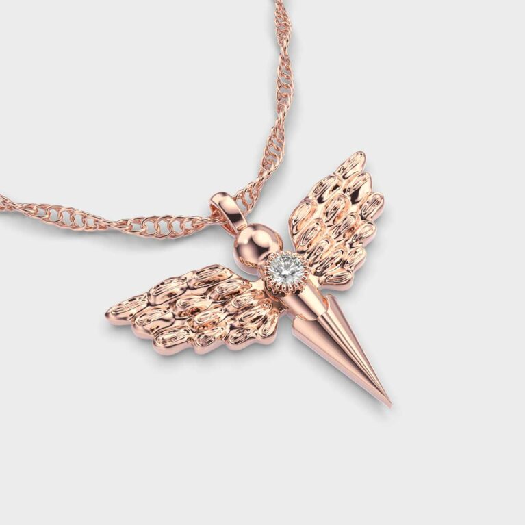Angel from Heaven Diamond Pendant (Without Chain)