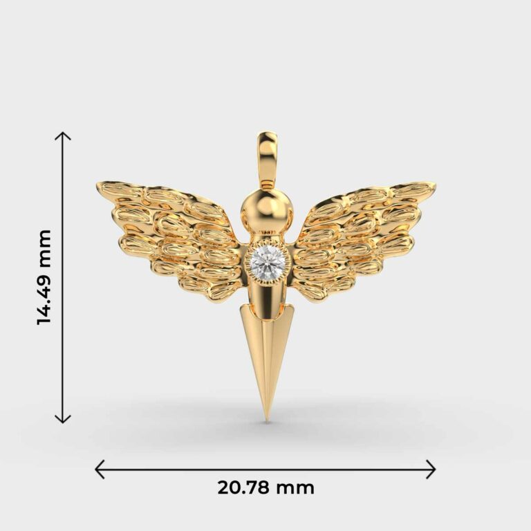Angel from Heaven Diamond Pendant (Without Chain)