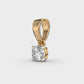 50 Cent Classic Solitaire Pendant (Without Chain)