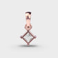 Classic Princess Solitaire Pendant (Without Chain)