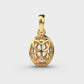 Classique Oval Diamond Pendant (Without Chain)