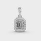 Classique Emerald Diamond Pendant (Without Chain)
