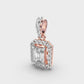 Classique Emerald Diamond Pendant (Without Chain)