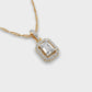 Classique Emerald Diamond Pendant (Without Chain)