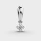 Hanging Solitaire Diamond Pendant (Without Chain)