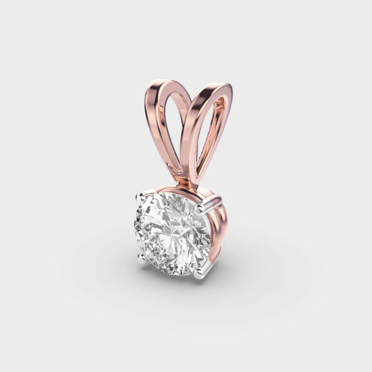 1 Carat Oh So Lovely Solitaire Pendant (Without Chain)