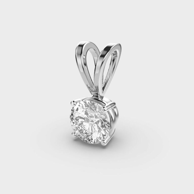 1 Carat Oh So Lovely Solitaire Pendant (Without Chain)