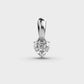 50 Cent Classic Heart Solitaire Pendant (Without Chain)
