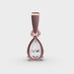 1 Carat Droplet Pendant (Without Chain)