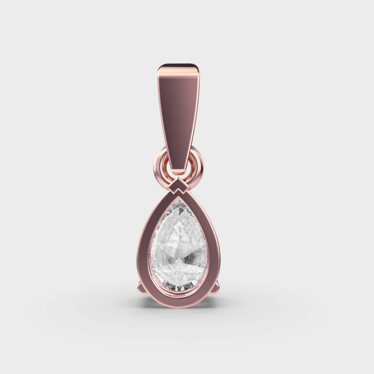 1 Carat Droplet Pendant (Without Chain)
