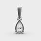 1 Carat Droplet Pendant (Without Chain)