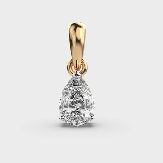 1 Carat Droplet Pendant (Without Chain)
