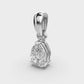 1 Carat Droplet Pendant (Without Chain)