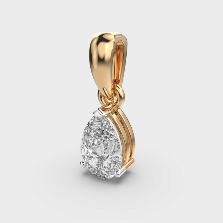 1 Carat Droplet Pendant (Without Chain)