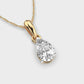 1 Carat Droplet Pendant (Without Chain)