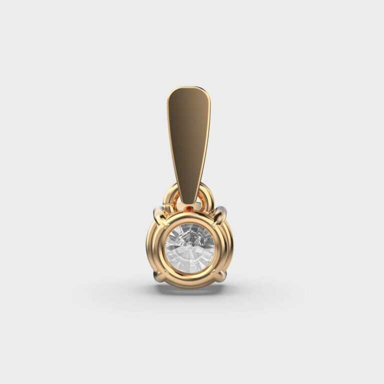 1 Carat Classic Solitaire Pendant (Without Chain)