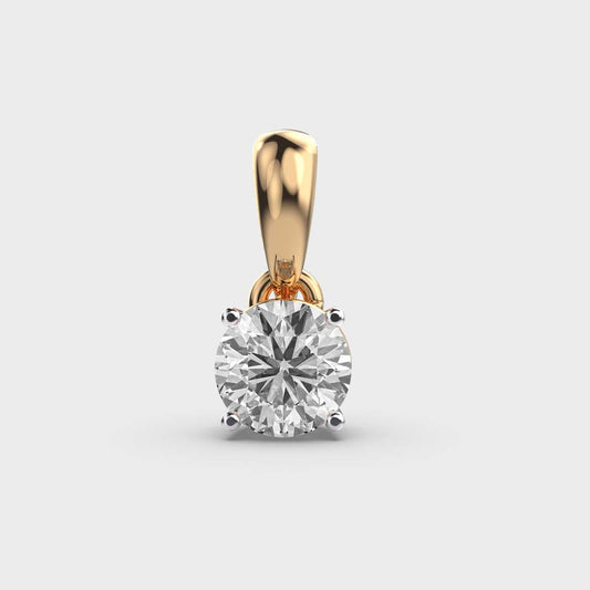 1 Carat Classic Solitaire Pendant (Without Chain)
