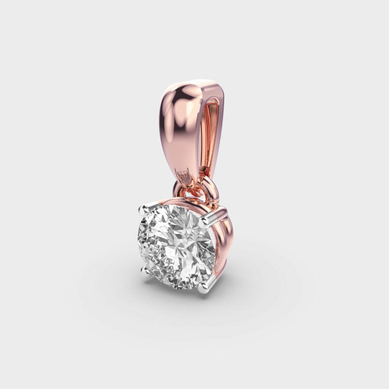 1 Carat Classic Solitaire Pendant (Without Chain)