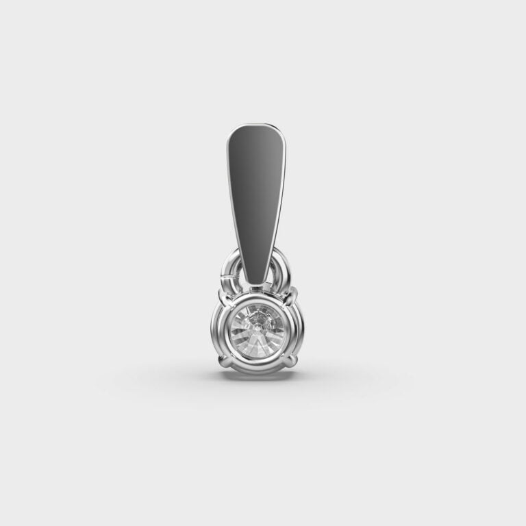 50 Cent Classic Solitaire Pendant (Without Chain)