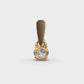 50 Cent Classic Solitaire Pendant (Without Chain)
