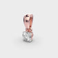 50 Cent Classic Solitaire Pendant (Without Chain)