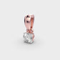 50 Cent Classic Solitaire Pendant (Without Chain)