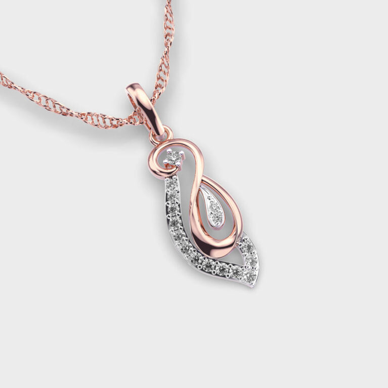 Everyday Elegance Diamond Pendant (Without Chain)