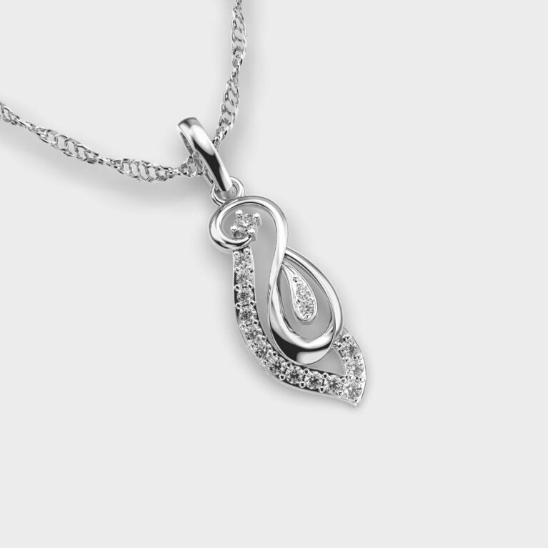 Everyday Elegance Diamond Pendant (Without Chain)