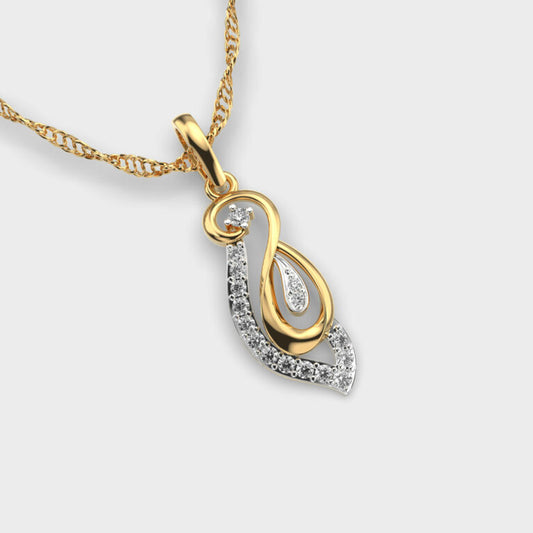 Everyday Elegance Diamond Pendant (Without Chain)