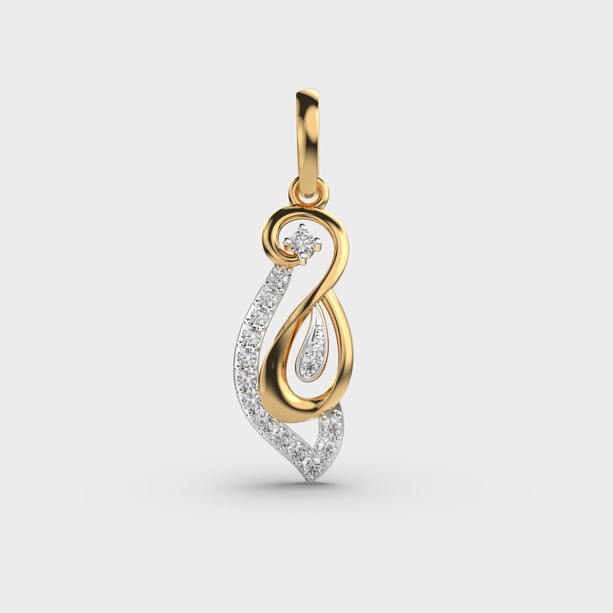 Everyday Elegance Diamond Pendant (Without Chain)