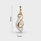 Everyday Elegance Diamond Pendant (Without Chain)