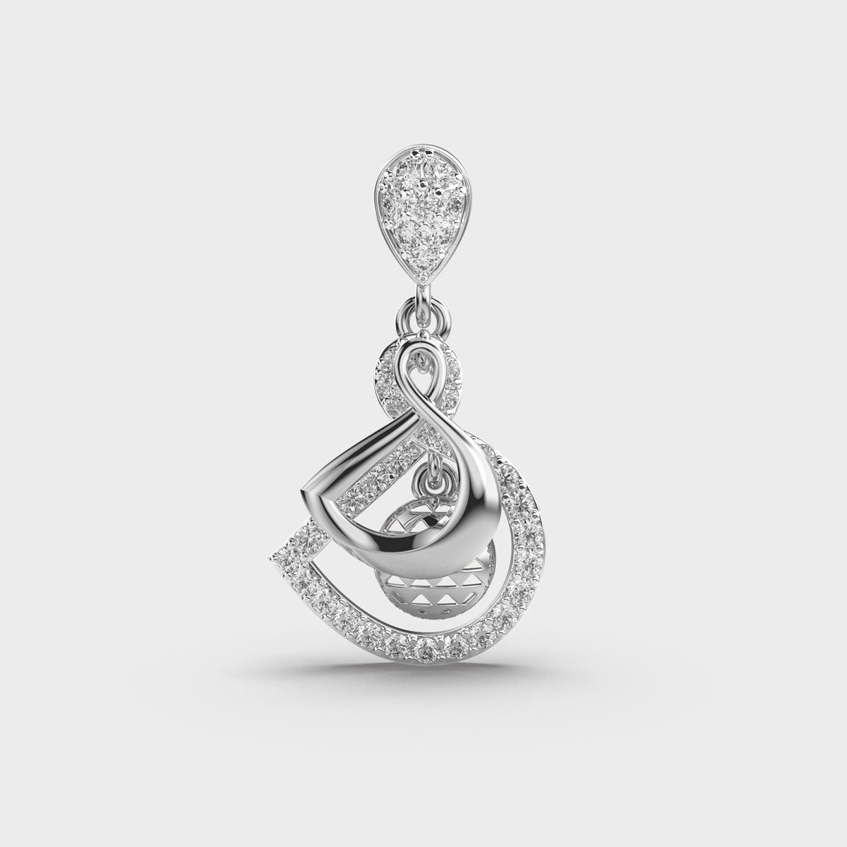 Ultimate Elegance Diamond Pendant (Without Chain)