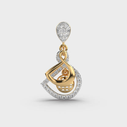 Ultimate Elegance Diamond Pendant (Without Chain)