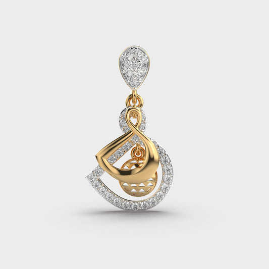 Ultimate Elegance Diamond Pendant (Without Chain)